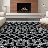 Earthy Toned Vintage Floral(Black)