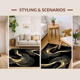 Chic Minimalist Tiled Aesthetic(Black)