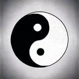 Ultra Soft Area Rug, Non Slip, Stain Resistant, Washable Area Rugs for Living Room, Bedroom, yin yang doormat(Black)