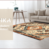 Ultra Soft Area Rug, Non Slip, Stain Resistant, Washable Area Rugs for Living Room, Bedroom, Distressed Vintage Beige Living Room Non-Slip Rug(Beige)