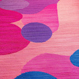 Ultra Soft Area Rug, Non Slip, Stain Resistant, Washable Area Rugs for Living Room, Bedroom, Handmade Abstract Wool(Pink)