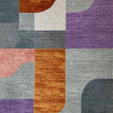 Ultra Soft Area Rug, Non Slip, Stain Resistant, Washable Area Rugs for Living Room, Bedroom, Modern Abstract Low Pile(Gray)