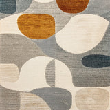 Ultra Soft Area Rug, Non Slip, Stain Resistant, Washable Area Rugs for Living Room, Bedroom, Abstract Modern Low Pile(Gray)