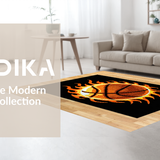 Contemporary Flame Accent Decor(Black)