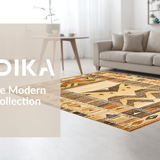 Ultra Soft Area Rug, Non Slip, Stain Resistant, Washable Area Rugs for Living Room, Bedroom, Energetic Wild Animal Patterns(Beige)