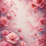 Ultra Soft Area Rug, Non Slip, Stain Resistant, Washable Area Rugs for Living Room, Bedroom, Floral Coquette Doom Decor(Pink)