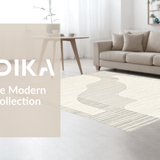 Geometric Cream Wavy Aesthetic(Beige)