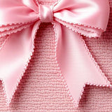 Ultra Soft Area Rug, Non Slip, Stain Resistant, Washable Area Rugs for Living Room, Bedroom, scalloped bow microfiber(Pink)