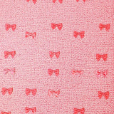 Ultra Soft Area Rug, Non Slip, Stain Resistant, Washable Area Rugs for Living Room, Bedroom, Coquette Bow Microfiber Plush(Pink)