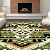 Intricate Black and Brown Artistry(Green)