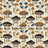 Ultra Soft Area Rug, Non Slip, Stain Resistant, Washable Area Rugs for Living Room, Bedroom, Vintage Boho Mushroom(Beige)