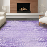 Ultra Soft Area Rug, Non Slip, Stain Resistant, Washable Area Rugs for Living Room, Bedroom, Vibrant Cozy Shaggy Atmosphere(Purple)