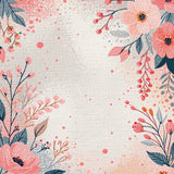 Ultra Soft Area Rug, Non Slip, Stain Resistant, Washable Area Rugs for Living Room, Bedroom, boho floral nursery(Pink)