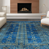 Luxurious Modern Curvilinear Design(Blue)