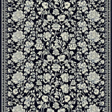 Ultra Soft Area Rug, Non Slip, Stain Resistant, Washable Area Rugs for Living Room, Bedroom, Reversible Plastic Straw(Black)
