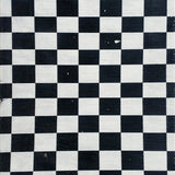 Ultra Soft Area Rug, Non Slip, Stain Resistant, Washable Area Rugs for Living Room, Bedroom, checkered shaggy high pile(Black)