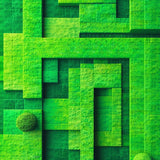Ultra Soft Area Rug, Non Slip, Stain Resistant, Washable Area Rugs for Living Room, Bedroom, City Life 3D Playmat(Green)