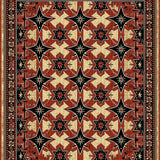 Ultra Soft Area Rug, Non Slip, Stain Resistant, Washable Area Rugs for Living Room, Bedroom, Western Star Vintage Runner(Beige)