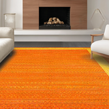 Ultra Soft Area Rug, Non Slip, Stain Resistant, Washable Area Rugs for Living Room, Bedroom, Brightly Colored Fun Fantasy Design(Orange)