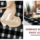 Cozy Vintage Checkered Aesthetic(Black)