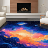 Engaging Celestial Body Artwork(Blue)