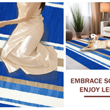 Coastal Inspired Striped Accent(Blue)
