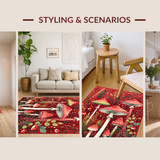 Minimalist Earthy Watercolor Aesthetic(Red)