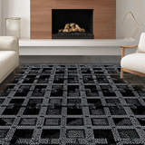 Ultra Soft Area Rug, Non Slip, Stain Resistant, Washable Area Rugs for Living Room, Bedroom, Elegant Black Bow Area Rug: Coquette Home Decor(Black)