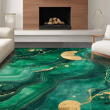 Emerald Glitter Marble Aesthetic(Green)