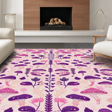 Ultra Soft Area Rug, Non Slip, Stain Resistant, Washable Area Rugs for Living Room, Bedroom, Artistic Dreamy Color Splash(Pink)