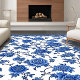 Minimalist White and Blue Geometric Style(Blue)