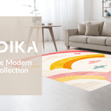 Joyful Multi Hued Geometric Theme(Pink)