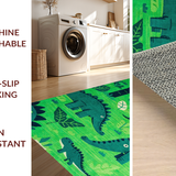 Bright Multi Color Jurassic Playground(Green)