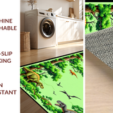 Colorful Jurassic Exploration Motif(Green)