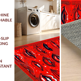 Chic Modern Lip Motif(Red)