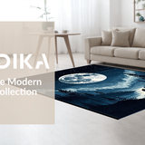 Celestial Wolf Nighttime Aesthetic(Blue)