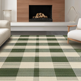 Chic Green Tiled Motif(Beige)