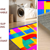 Lively Graphic Letter Arrangement(Blue)