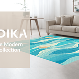 Stylish Abstract Seaside Elements(Blue)
