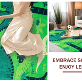 Bright Multi Color Jurassic Playground(Green)