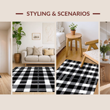 Contemporary Earth Tone Trellis Style(Black)