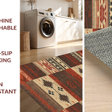 Eclectic Multi tone Abstract Artwork(Red)