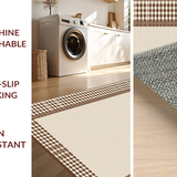 Ultra Soft Area Rug, Non Slip, Stain Resistant, Washable Area Rugs for Living Room, Bedroom, Artful Abstract Brown and Beige Blend(Beige)