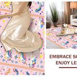 Cheerful Fuzzy Unicorn Fantasy(Pink)