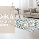 Chic Geometric Ethnic Motif(Gray)