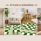 Contemporary Pastel Tiled Motif(Green)