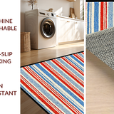 Cheerful Cartoonish Bathroom Art(Blue)