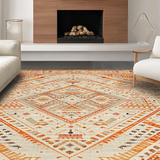 Cozy Diamond Motif in Warm Hues(Beige)