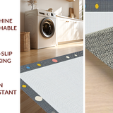 Contemporary Grey Toned Geometric Flair(Gray)