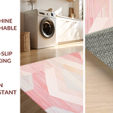 Ultra Soft Area Rug, Non Slip, Stain Resistant, Washable Area Rugs for Living Room, Bedroom, Charming Furry Decor Statement(Pink)